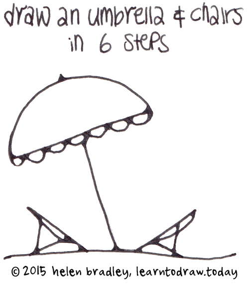 umbrella-how-to-draw