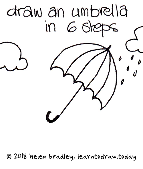 How to draw and Umbrella