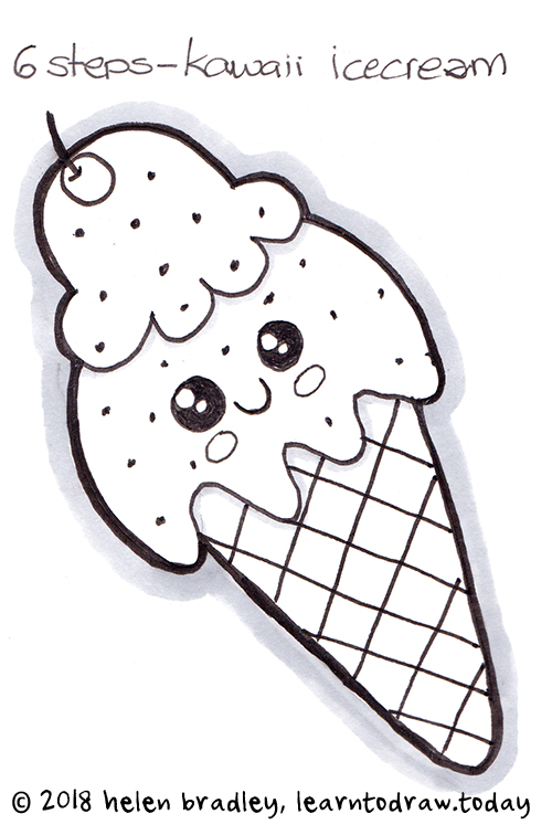 Featured image of post Cute Kawaii Food Ice Cream Cute Kawaii Food Easy Drawings / Discover how to draw these cute and kawaii foods and drinks in an instant!